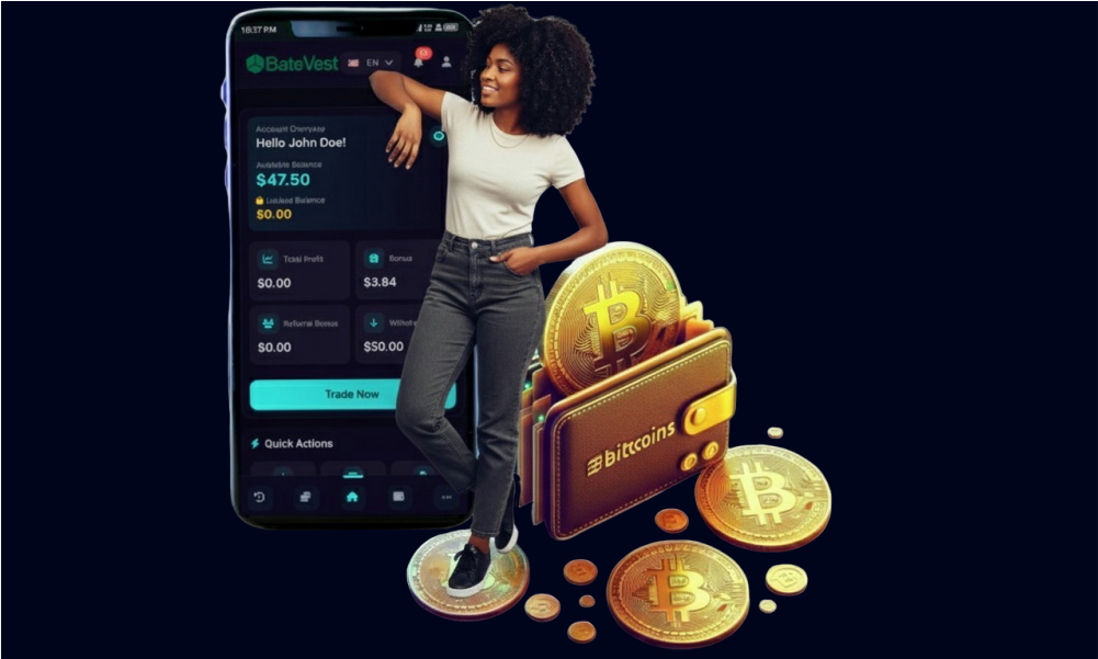 Happy family with financial security